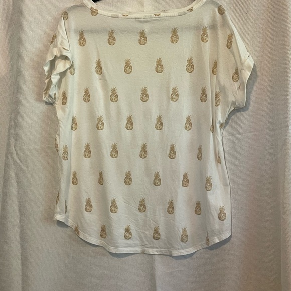 Cato White Pineapple tee - Picture 2 of 4